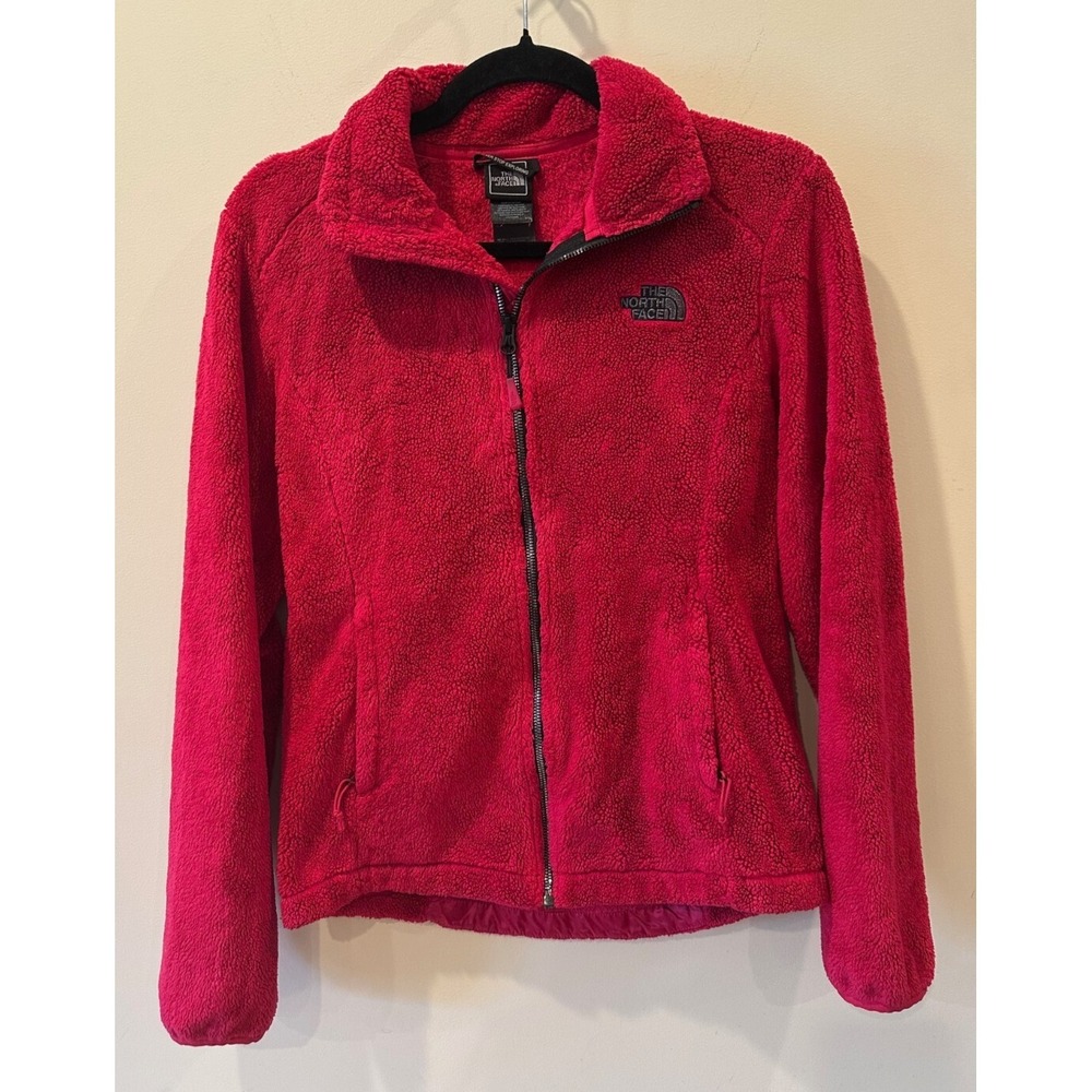 RARE The North Face TNF Jacket Full-Zip Fleece Coat Pink Fuschia Women's XS